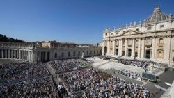 L'udienza generale in Piazza San Pietro