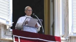 Papst Leo XIV. beim Angelus am 21.6.2026