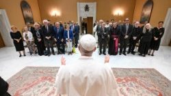 Pope Leo XIV addresses writers from around the world