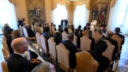 El Papa León XIV recibió en audiencia a los rectores de las universidades jesuitas de Norteamérica