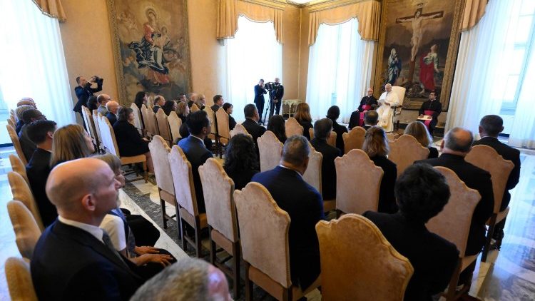 Papa profere seu discurso 