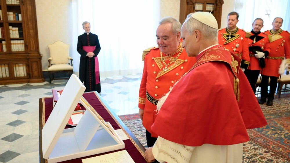 La Leon al XIV-lea, Fra’ John T. Dunlap, principe și mare maestru al Ordinului Suveran de Malta