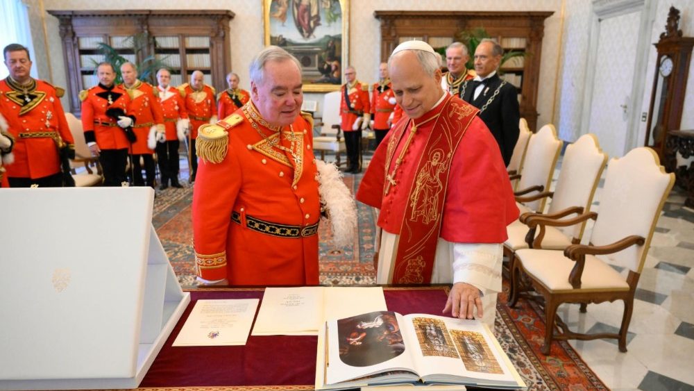 La Leon al XIV-lea, Fra’ John T. Dunlap, principe și mare maestru al Ordinului Suveran de Malta