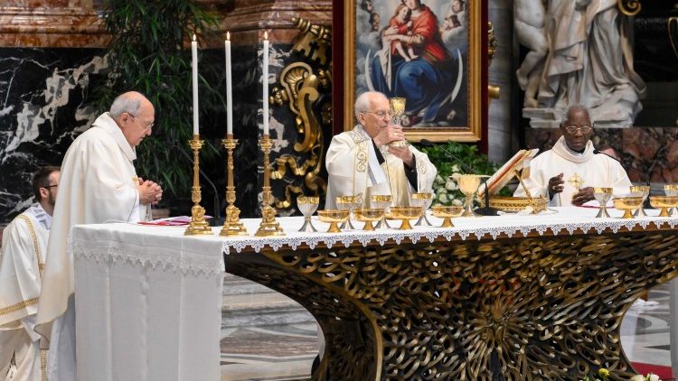 Msza święta podczas konsystorza