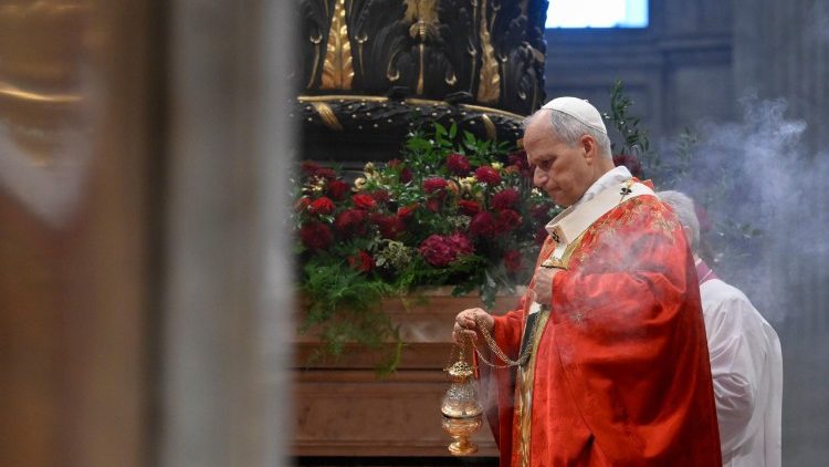 Popiežius Leonas šv. Petro ir Pauliaus iškilmėse