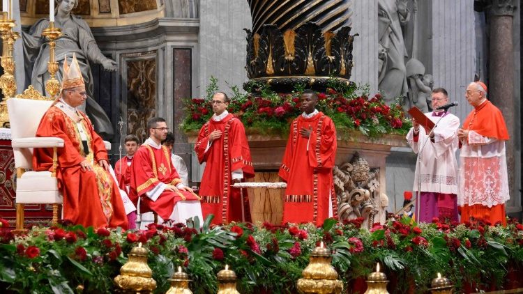 Un momento della celebrazione