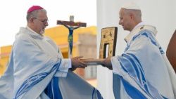 Misją Lampedusy jest okazywanie gościnności i przywracanie nadziei- powiedział abp Damiano dziękując Papieżowi za Jego obecność