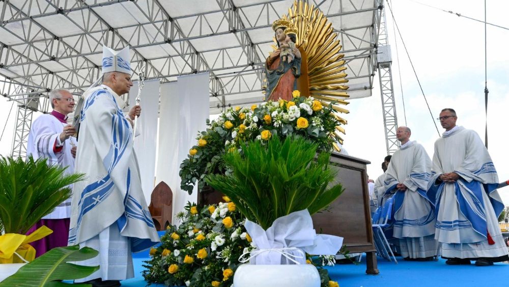 Святая Імша з уделам Льва XIV на Лампедузе