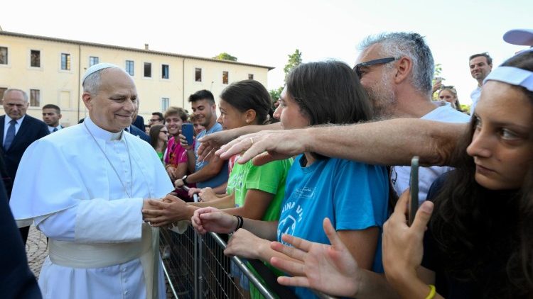 Papież został serdecznie przywitany w Asyżu