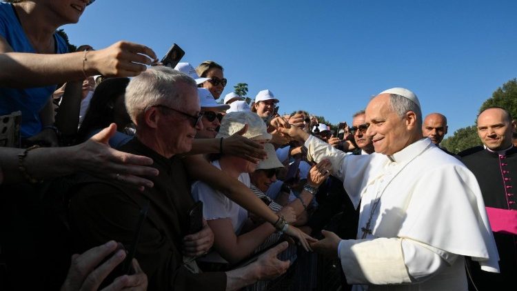 2026.08.06 Papież w Asyżu z młodymi