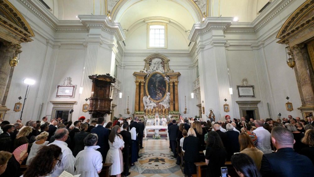 2026.08.15 Santa Messa nella Parrocchia di San Tommaso da Villanova in Castel Gandolfo 