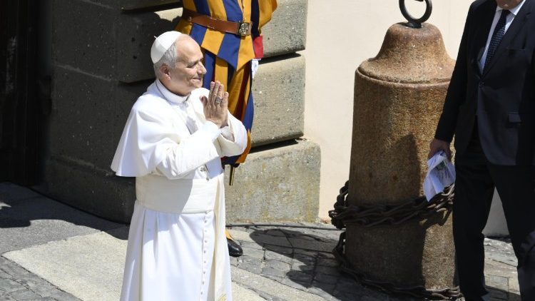 Lev XIV. v Castel Gandolfo 16. 8. 2026
