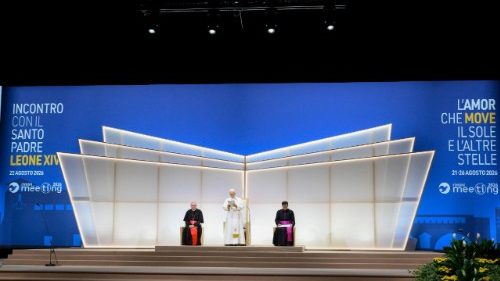 Papst bei Rimini-Treffen: Sich von der Liebe leiten lassen