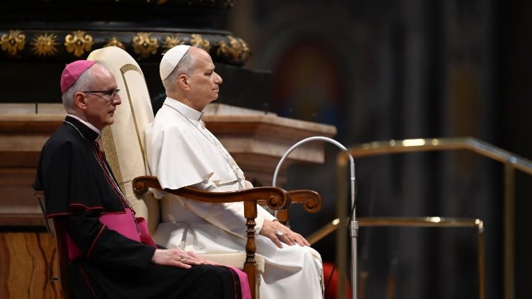 Bei der Generalaudienz im Petersdom