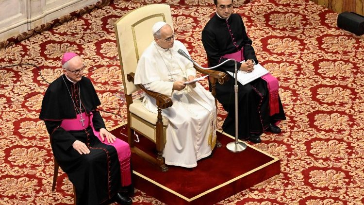 Papst Leo bei der Generalaudienz an diesem Mittwoch