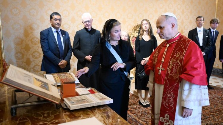 Bei der Papstaudienz