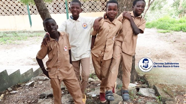 Des élèves du collège Don Bosco. 