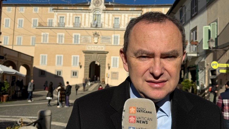 Ambasador Adam Kwiatkowski w Castel Gandolfo