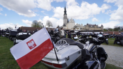 Motocykliści na Jasnej Górze  (fot. Biuro Prasowe Jasnej Góry/Krzysztof Świertok)