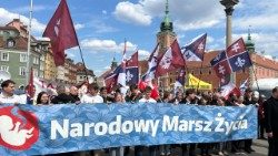 Narodowy Marsz Życia w Warszawie (19.04.2026) fot. s. Amata Nowaszewska, CSFN
