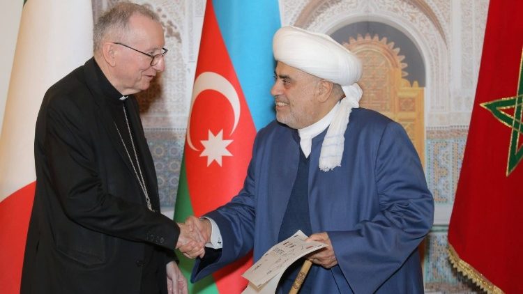 Kardinal Pietro Parolin və Şeyxülislam Allahşükür Paşazadə Romada iftar mərasimində 