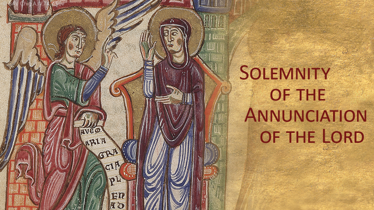 Solemnity of the Annunciation of the Lord, BAV Chig. A. IV. 74, f. 56v