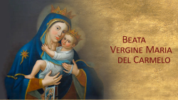 Beata Vergine Maria del Carmelo