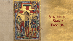 Passion et mort du Christ sur la croix