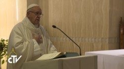 El Papa en la Capilla de la Casa de Santa Marta