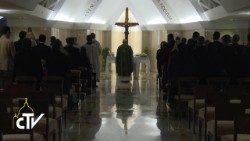 El Papa en la Capilla de la Casa de Santa Marta
