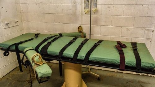 Un letto per l'esecuzione della pena capitale