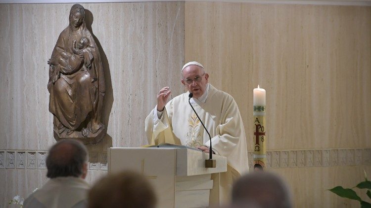 Messe du pape à Sainte-Marthe