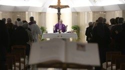 Der Papst bei der Frühmesse am Dienstag