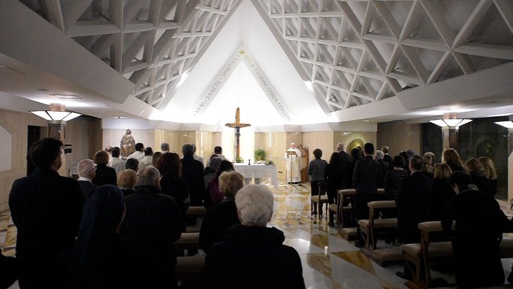 Cerca de 50 pessoas participaram da missa