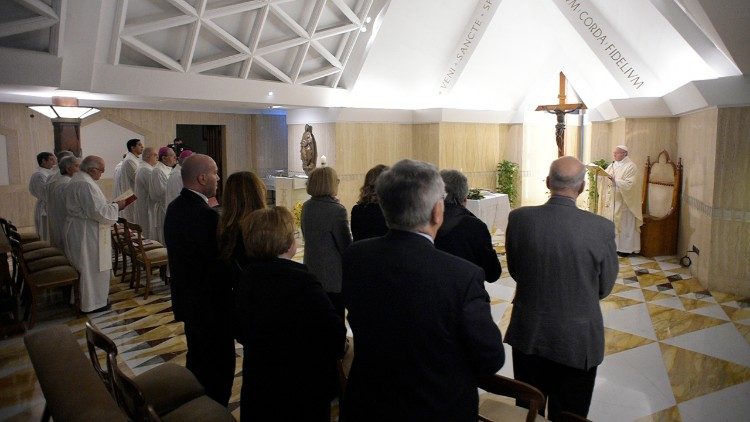 Die Frühmesse in der Casa Santa Marta am Freitag