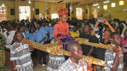 Bei einem Gottesdienst in Nigeria