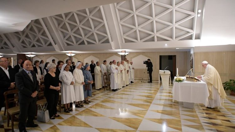 2018.09.03  Papa Francesco celebra la messa a Santa Marta