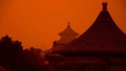 Un paisaje de China, foto de archivo 