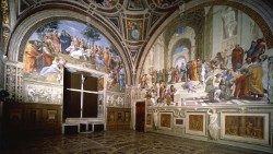 Muzeele Vaticanului: Camerele lui Raffaello (detaliu)