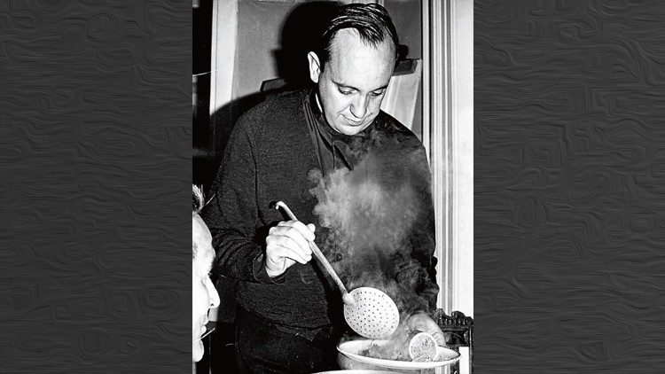 Fotografia mladého Jorgeho Mariu Bergoglia, budúceho pápeža Františka