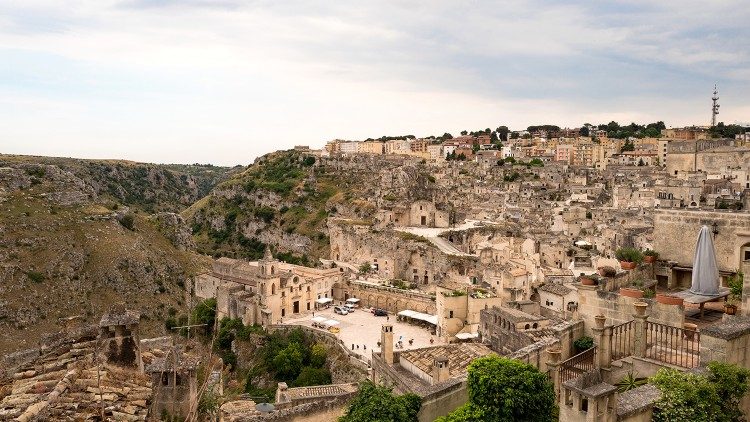 Una veduta di Matera