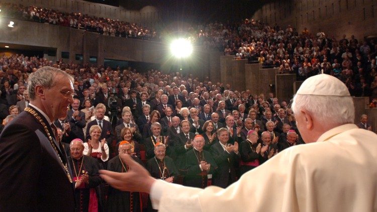 Benedikt XVI. bei seiner Ansprache in Regensburg