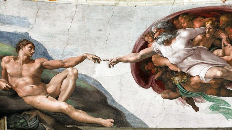 Der hl. Joseph als neuer Adam? Michelangelo, Deckenfresko der Sixtinischen Kapelle
