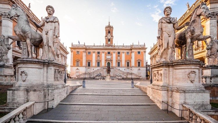La piazza del Campidoglio