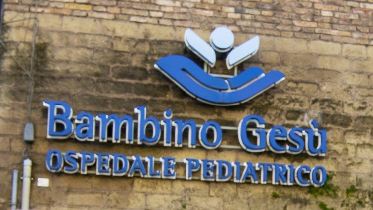 Cartel del Hospital Bambino Gesù 