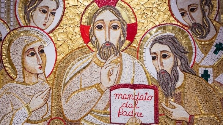 2019.07.06 Gli apostoli  il mosaico di P. Rupnik sj