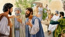 தன் சீடர்களுடன் இயேசு