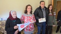 Des chrétiens syriens soutenus par l'Aide à l'Église en Détresse. 