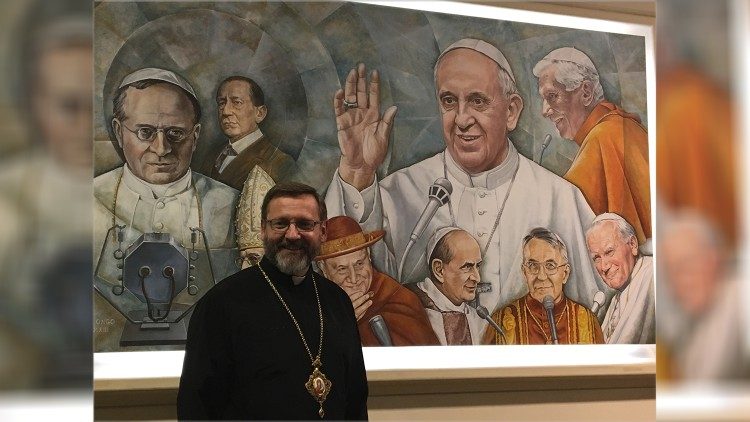 Kiewer Großerzbischof: Franziskus die Gegenstände der beiden Priester „wie einen kostbaren Schatz“ übergeben 