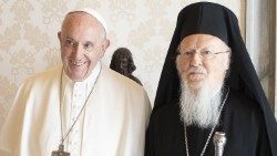 Popiežius Pranciškus ir patriarchas Baltramiejus 2019 m. 